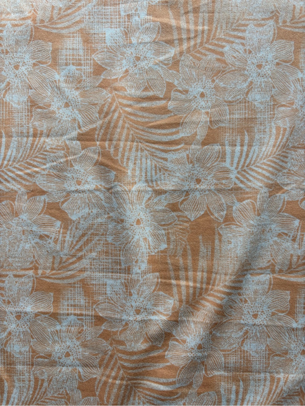 Hang Ten Solara UPF 50 Floral Palm Sun Tee Peach | Size L - Picture 2 of 8